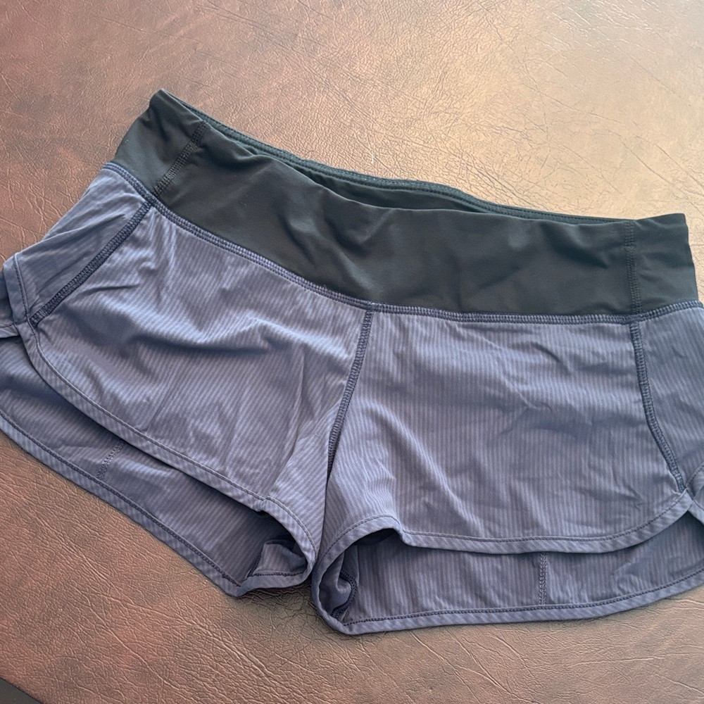 Lululemon Women's Performance Athletic Shorts in Black and Gray